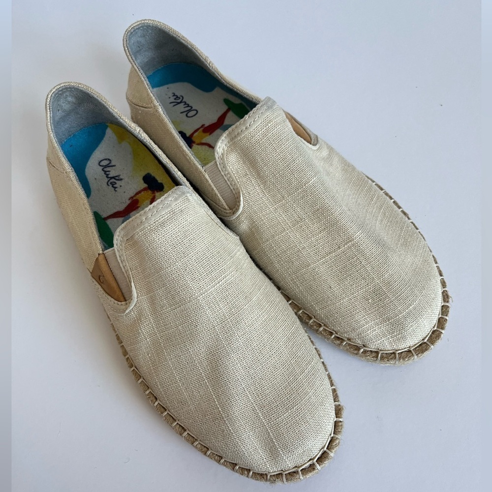 Olukai Kaula Pa'a Kapa Espadrilles Slip On Women's Size 6.5 - Picture 10 of 11